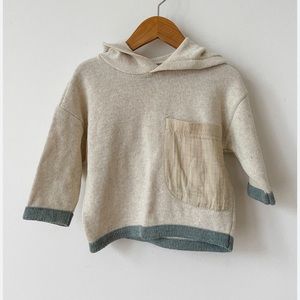 Zara baby knit hoodie
